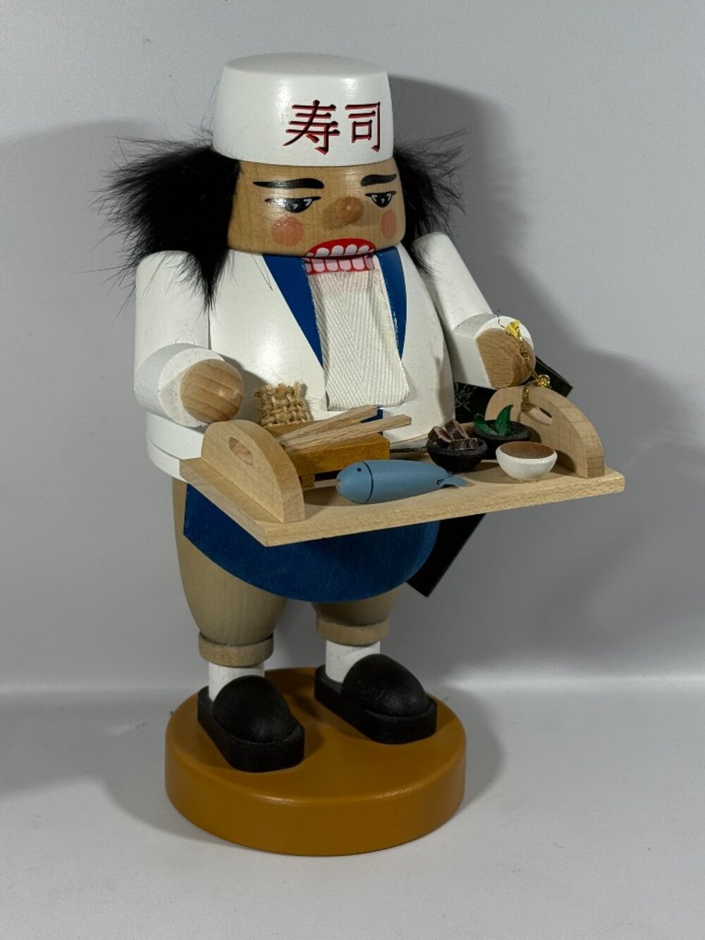 Richard Glasser Erzgebirgische Volkskunst Sushi Chef Nutcracker